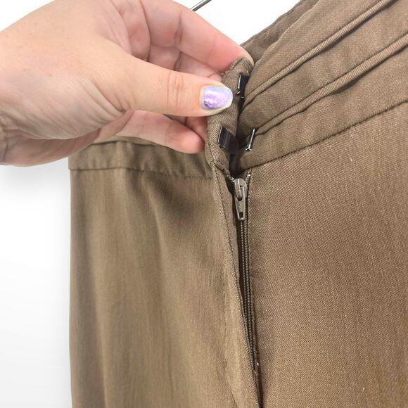 RAFAELLA Brown Straight Leg Dress Pants - Picture 7 of 10